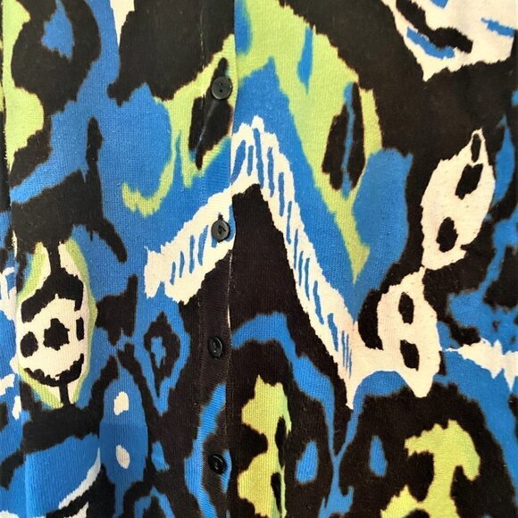 NWOT Joseph A Gorgeous Colored Pattern Cardigan - Picture 5 of 10